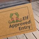  Elf Shoes Funny Doormat, Holiday Gift for Couples , Dorm or Apartment Decor