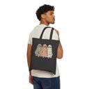  Patterned Ghosts Tote Bag, Spooky Cute Carry Bag, Gift for Games Player Teacher or Student