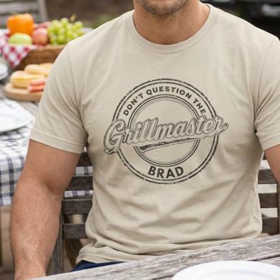 Grill Master Shirt,  Backyard Barbecue Shirt, Gift for Dad, Husband, Brother or Grill Lover