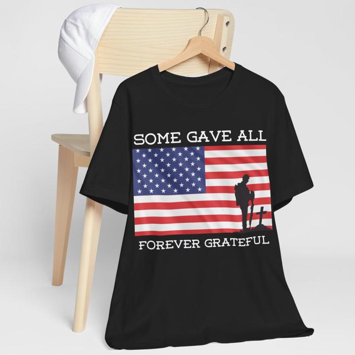American Soldier Patriotic Flag Tshirt 