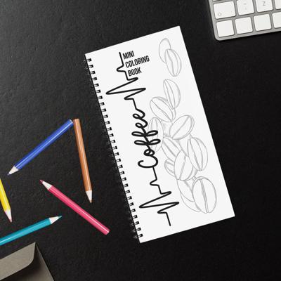 Coffee Addicts Mini Coloring Book, Coffee Lovers Adult Coloring Book for Stress Relief