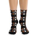  Longhorns Merry Texmas Socks, Super Soft UT Socks, Longhorn Fan Gift, Burnt Orange and White Socks