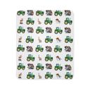  Western Animals and Tractors Cute Sherpa Fleece Blanket