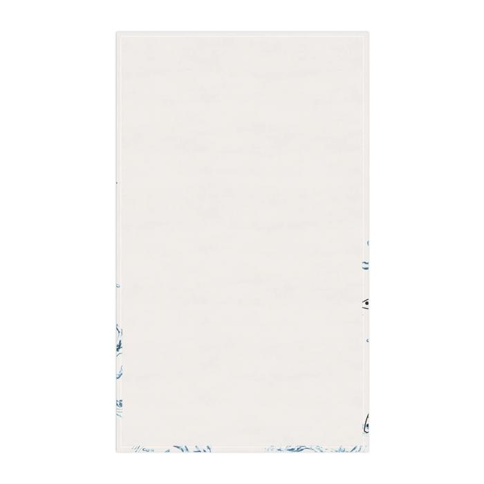 Fishes Tea Towel with Water Splash Design