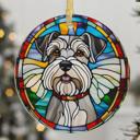  Pet Memorial Suncatcher Stained Glass Style Acrylic Ornament, Choose Your Breed