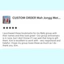  Mah Jongg Metal Bookmark Year of the Snake, Mahjong Player Gift