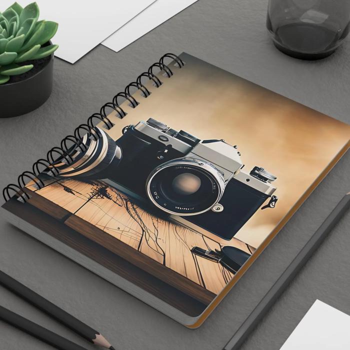 Photography and Travel Journal, Spiral Bound Writer gift, Photographer gift
