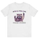 House Divided Funny Raccoon T-Shirt, Longhorns vs Aggies Funny College Rivalry Tee