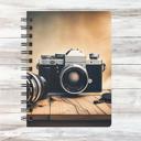  Photography and Travel Journal, Spiral Bound Writer gift, Photographer gift