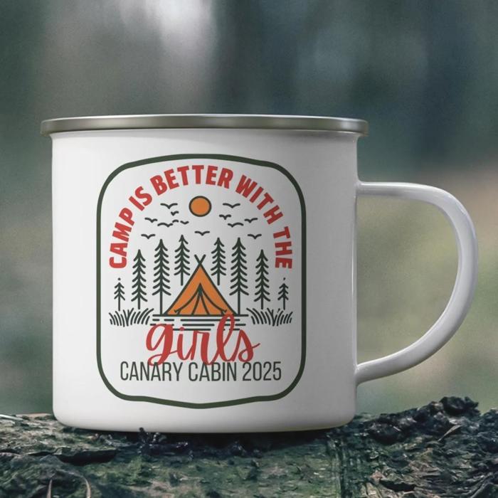 Personalized Summer Camp Mug for Girls