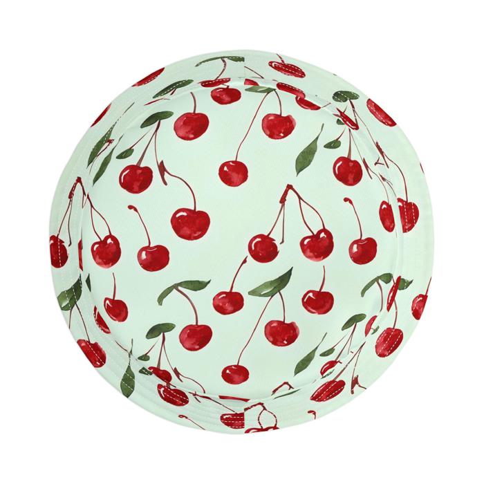 Cherry Bucket Hat, Retro Summer Accessory