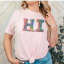 Pink 3D Sprinkles T-Shirt with Hi Graphic