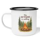  Campfire Forestcore Enamel Mug, Outdoor Lovers Unbreakable Coffee Cup