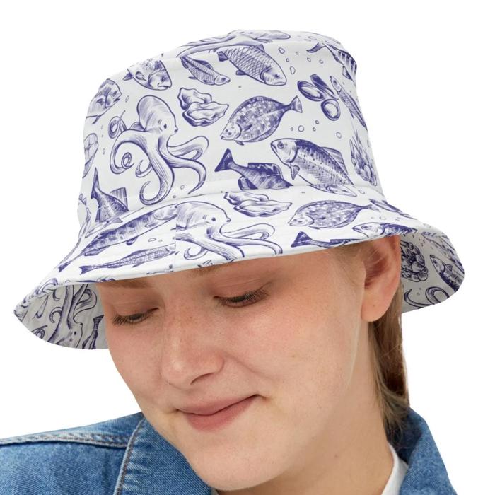 Ocean Life  Bucket Hat Festival Wear