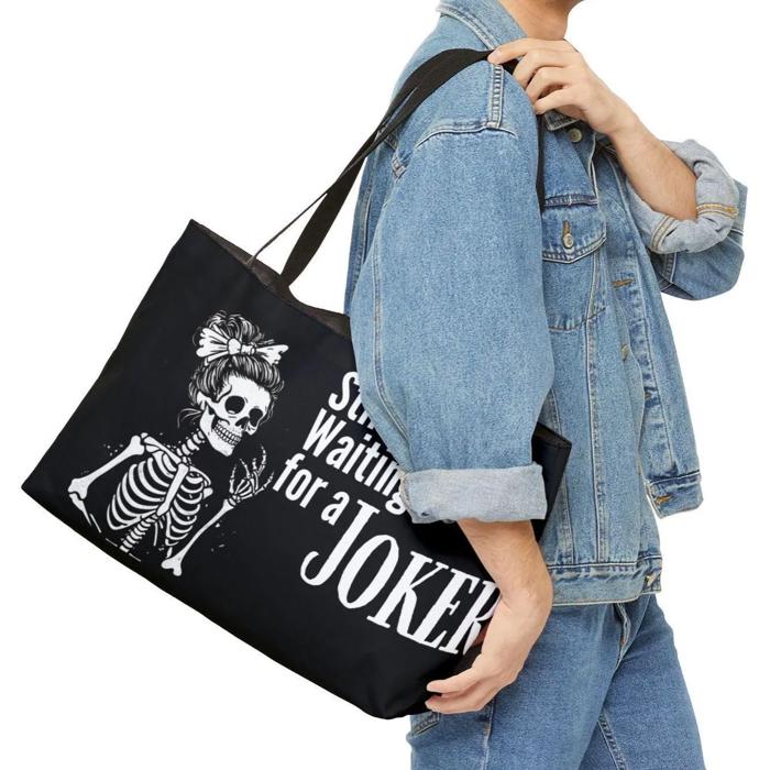Mah Jongg Custom "Waiting for a Joker" Carry Bag for Game Night Gear