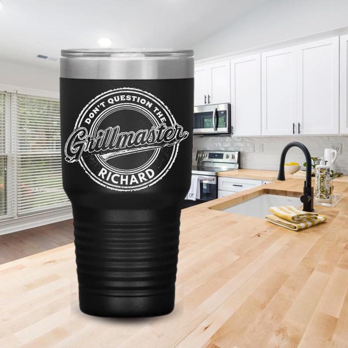 Grillmaster 30oz Custom Mug for BBQ Griller in the Family 