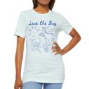  Seas the Day Short Sleeved Tshirt, Boat Fish Surf Sunshine Tee