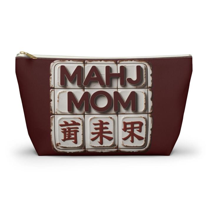 Mahj Mom Mah Jongg Accessory Pouch, Makeup Case, Travel Accessory