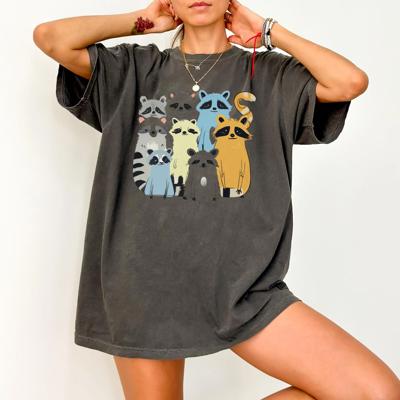 Raccoon Gang Comfort Colors T-shirt, Cottagecore Critters