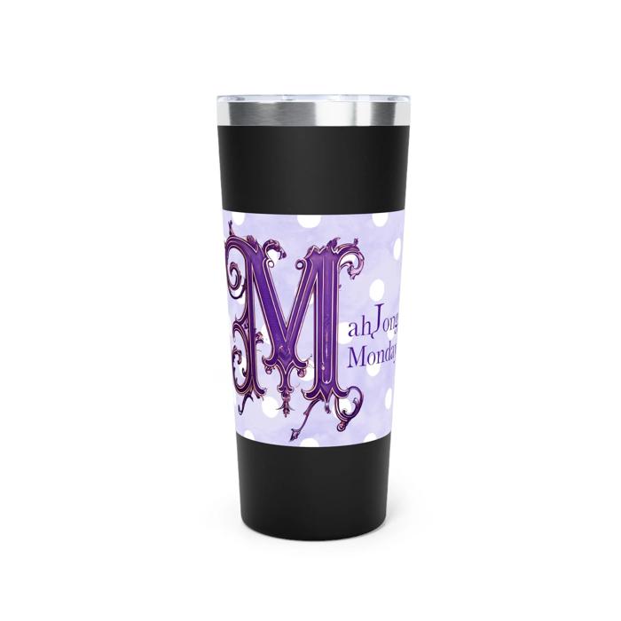 Mahjongg Mondays 22oz Steel Travel Mug