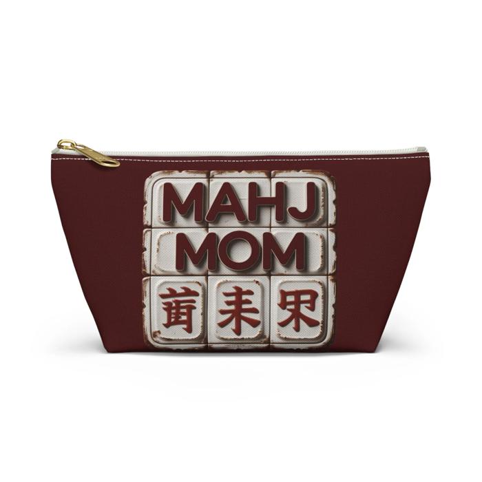 Mahj Mom Mah Jongg Accessory Pouch, Makeup Case, Travel Accessory