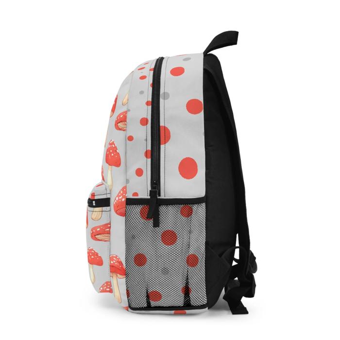 Mushrooms & Polka Dots Cottagecore Backpack