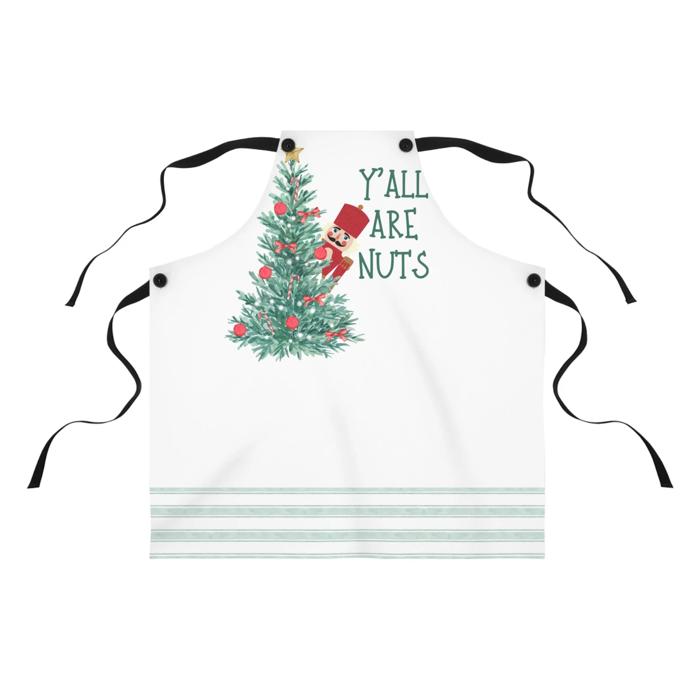 Funny Nutcracker Apron, Christmas Kitchen Gift for Him or Her