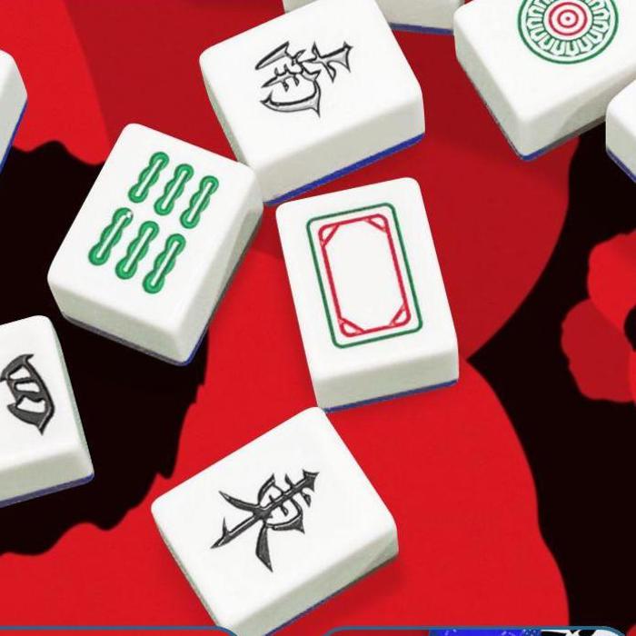 Red Poppies Mahjong Dominoes or Bunco Table Mat, Game Mat Gift for Tile or Dice Game Players
