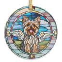  Custom Breed Pet Memorial Suncatcher, Stained Glass Style Acrylic Pet Loss Gift, Pet Grave Marker