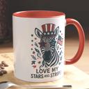  Stars & Stripes Cat Coffee Mug