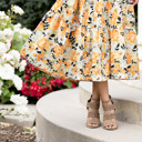 XXL Madeline Smocked Bodice Dress Boho Floral Ruffle Maxi Dress