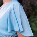  Amber Women Blue Midi Solid Dress