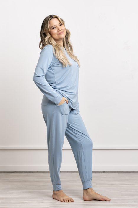 Buttery Soft & Cooling Modal Pajama Set: Women Lounge Wear