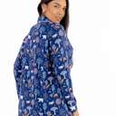  Cooling Modal Long Sleeve Nightshirt | Woodland Night Print | Breathable & Soft