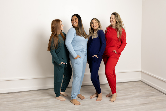 Buttery Soft & Cooling Modal Pajama Set: Women Lounge Wear
