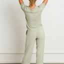  Cooling  Modal Pajama Set: Buttery Soft Loungewear with V-Neck Tee
