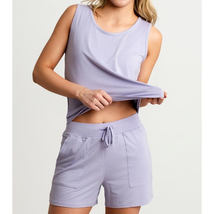 Cooling Modal Tank & Shorts Pajama Set | Soft Summer Sleepwear Women (XS-3XL)