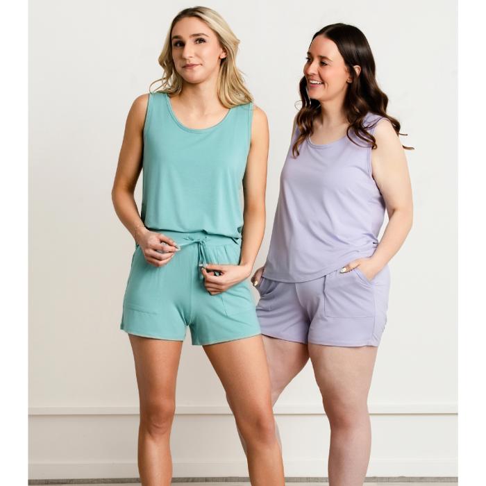 Cooling Modal Tank & Shorts Pajama Set | Soft Summer Sleepwear Women (XS-3XL)