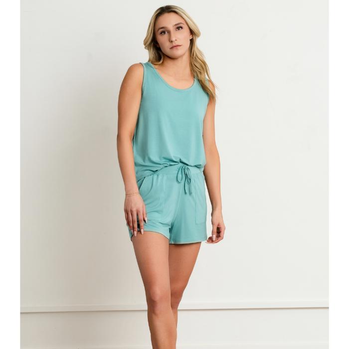 Cooling Modal Tank & Shorts Pajama Set | Soft Summer Sleepwear Women (XS-3XL)