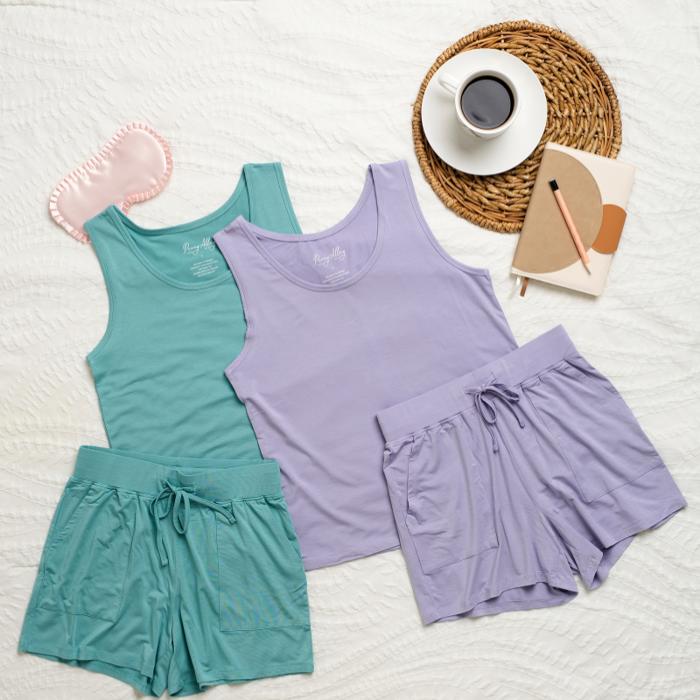 Cooling Modal Tank & Shorts Pajama Set | Soft Summer Sleepwear Women (XS-3XL)