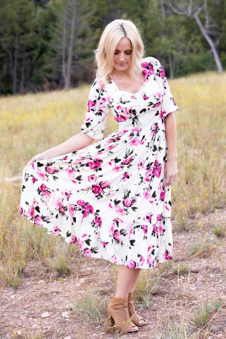 Rosella Women Floral Midi Dress
