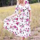  Rosella Women Floral Midi Dress