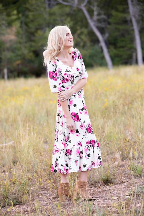 Rosella Women Floral Midi Dress