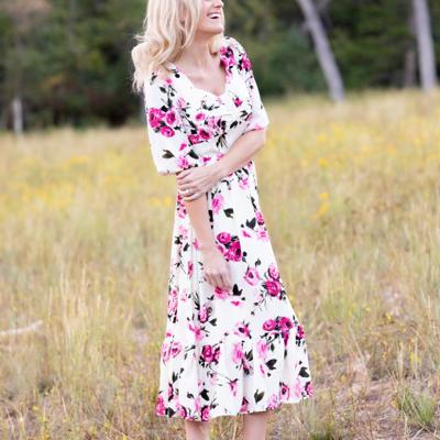 Rosella Women Floral Midi Dress