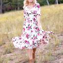 Rosella Women Floral Midi Dress
