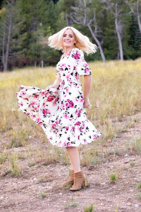 Rosella Women Floral Midi Dress