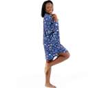  Cooling Modal Long Sleeve Nightshirt | Woodland Night Print | Breathable & Soft
