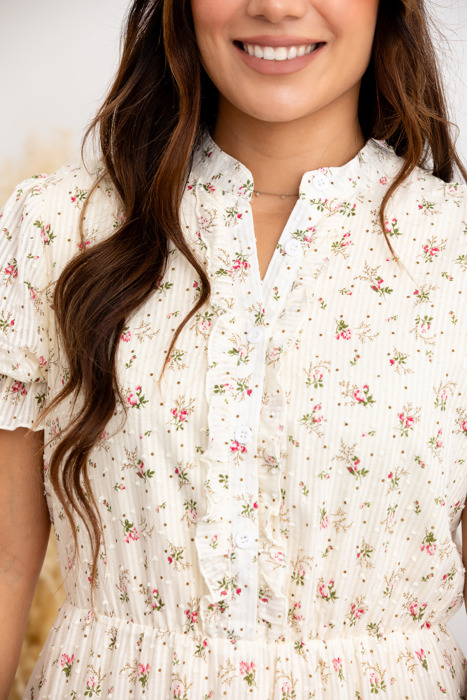 Liana Floral Women Cotton Maxi Dress 
