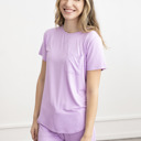  Bamboo Pajama Set – Soft T-Shirt & Jogger Sleepwear for Women, Lightweight Cozy Loungewear, Hot Sleeper PJs