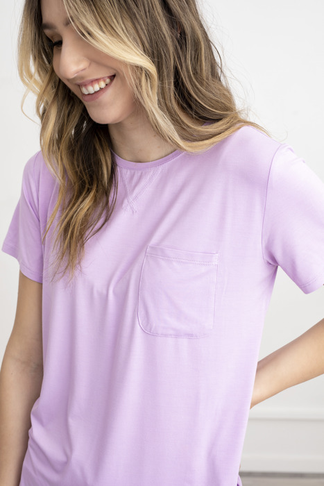 Bamboo Pajama Set – Soft T-Shirt & Jogger Sleepwear for Women, Lightweight Cozy Loungewear, Hot Sleeper PJs